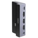 Adapter 5w1 UGREEN CM317 Hub USB-C do HDMI 4K@60Hz, 2x USB 3.0, USB-C PD 3.0 (szary)