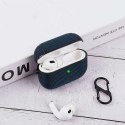 Etui nylonowe Alogy obudowa ochronna do Apple AirPods 3 2021 Granatowe