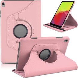 Etui z klapką do Lenovo Tab M10 TB-X605 obrotowe 360 Alogy Różowy