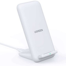 Ładowarka bezprzewodowa UGREEN CD221, 15W (biała)