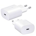 Ładowarka sieciowa Samsung EP-TA800EWE Fast Charge USB-C Type C 25W Biała