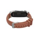 Pasek Herms do Xiaomi Mi Smart Band 5 / 6 / 6 NFC Brown