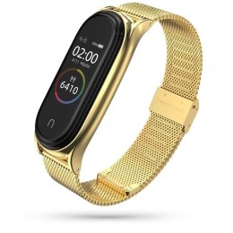 Pasek MilaneseBand do Xiaomi Mi Smart Band 5/6/6 NFC Gold