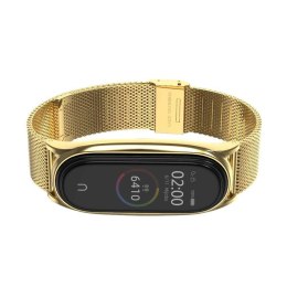 Pasek MilaneseBand do Xiaomi Mi Smart Band 5/6/6 NFC Gold