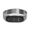 Pasek MilaneseBand do Xiaomi Mi Smart Band 5/6/6 NFC Silver