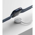 2x Nakładka Ringke Slim do Apple Watch 7 45mm Clear & Metallic Blue