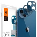 2x Oslona aparatu Spigen Optik.TR Camera Protector do Apple iPhone 13 Mini/ 13 Blue