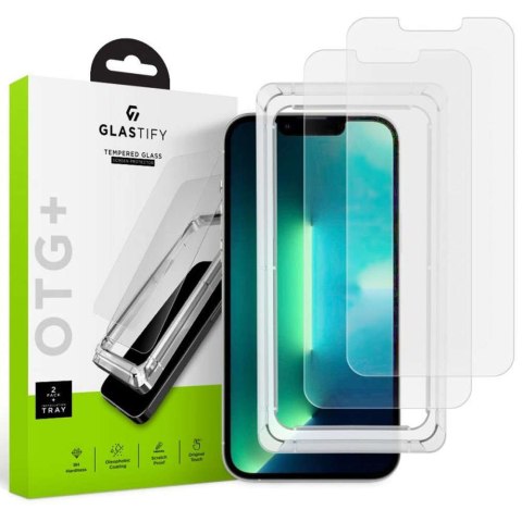 2x Szkło hartowane Glastify OTG+ do Apple iPhone 13 Pro Max