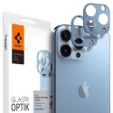 2x Szkło na aparat obiektyw osłona Spigen Optik.TR Camera Protector do iPhone 13 Pro/ 13 Pro Max Sierra Blue