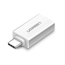 Adapter USB-A 3.0 do USB-C 3.1 UGREEN (biały)