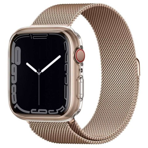 Etui Spigen Liquid Crystal do Apple Watch 4/5/6/7/SE (44/45mm) Crystal Clear