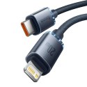 Kabel 1.2m Baseus Crystal Shine USB-C Type C do Lightning PD 20W Czarny