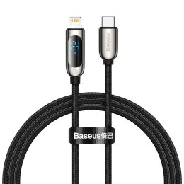 Kabel 1m Baseus USB-C Type C do Lightning Display PD 20W do iPhone Czarny