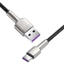 Kabel Baseus 2M mocny przewód nylonowy Cafule Metal USB do USB-C Type C 66W
