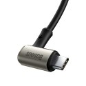 Kabel USB-C do USB-C, kątowy 3.1 Baseus Hammer, 100W, PD, 4K 1.5m (czarny)