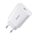 Ładowarka sieciowa zasilacz Baseus Speed Mini Quick Charger USB-C PD 3A 20W Biała