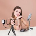 Uchwyt na telefon z lampką LED oświetleniem Alogy Tripod Selfie ring