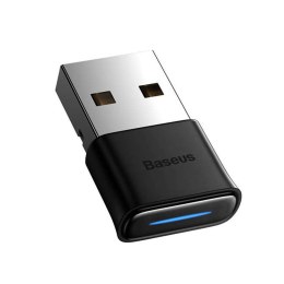 Adapter Baseus 7w1 odbiornik Bluetooth USB 5.0 20m do komputera PC Czarny