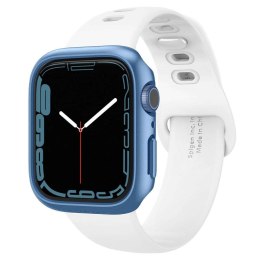 Etui ochronne Spigen Thin Fit do Apple Watch 7 (45mm) Blue