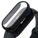 Etui ze szkłem Defense360 do Xiaomi Mi Band 3 / 4 / 5 / 6 / 6 NFC Black