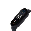 Etui ze szkłem Defense360 do Xiaomi Mi Band 3 / 4 / 5 / 6 / 6 NFC Black