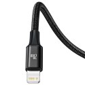 Kabel 3w1 Baseus Rapid Series USB-C do micro USB Lightning USB-C PD 20W 1.5m Czarny