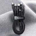 Kabel 3w1 Baseus Rapid Series USB-C do micro USB Lightning USB-C PD 20W 1.5m Czarny