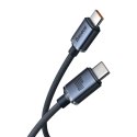 Kabel do szybkiego ładowania Baseus Crystal Shine USB-C Typ C na USB-C Typ C PD 100W 3A 2m Black