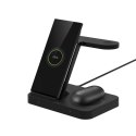 Ładowarka indukcyjna A11 3w1 Wireless Charger Black