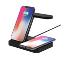 Ładowarka indukcyjna A11 3w1 Wireless Charger Black