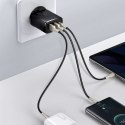 Ładowarka sieciowa Baseus Compact Quick Charger 2xUSB USB-C PD QC 3.0 3A 30W Czarna