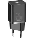 Ładowarka sieciowa zasilacz Baseus Super Si USB-C Type C PD 25W Czarna