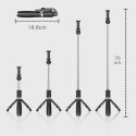 Uchwyt Selfie Stick Tripod bezprzewodowy L01S Wireless Black