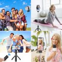 Uchwyt Selfie Stick Tripod bezprzewodowy L01S Wireless Black