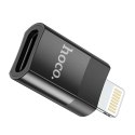 Adapter przejściówka Hoco UA17 USB-C Type C - Lightning Black