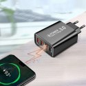 Ładowarka sieciowa Alogy szybka USB + USB-C Type C QC 3.0 PD 20W Czarna