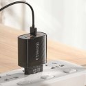 Ładowarka sieciowa Alogy szybka USB + USB-C Type C QC 3.0 PD 20W Czarna