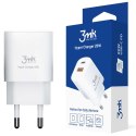 Szybka ładowarka sieciowa 3mk Hyper Charger USB + USB-C 20W PD Biała