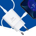 Szybka ładowarka sieciowa 3mk Hyper Charger USB + USB-C 20W PD Biała