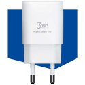 Szybka ładowarka sieciowa 3mk Hyper Charger USB + USB-C 20W PD Biała