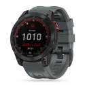 Pasek sportowy Iconband do Garmin Fenix 3 / 5X / 3HR / 5X Plus / 6X / 6X Pro / 7X Steel Grey