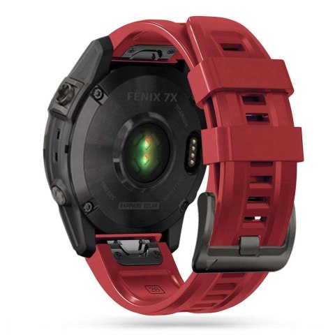 Pasek sportowy Iconband do Garmin Fenix 5 / 6 / 6 Pro / 7 Red