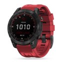 Pasek sportowy Iconband do Garmin Fenix 5 / 6 / 6 Pro / 7 Red