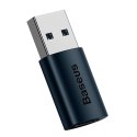 Adapter przejściówka Baseus Ingenuity OTG USB 3.1 do USB-C Typ C Niebieski