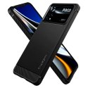 Etui do Xiaomi Poco X4 Pro 5G futerał Spigen Rugged Armor Matte Black