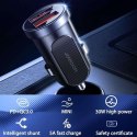 Ładowarka samochodowa Joyroom C-A09 2-port Car Charger PD30W/QC3.0 Black