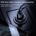 Ładowarka samochodowa Joyroom C-A09 2-port Car Charger PD30W/QC3.0 Black