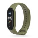 Pasek opaska sportowa IconBand do Xiaomi Mi Smart Band 5 / 6 / 6 NFC / 7 Military Green