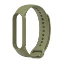 Pasek opaska sportowa IconBand do Xiaomi Mi Smart Band 5 / 6 / 6 NFC / 7 Military Green