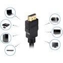 Kabel 1m Baseus High Definition Series HDMI 2.1 8K 60Hz 3D HDR 48Gbps Czarny